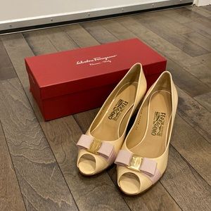 Salvatore Ferragamo nude heels